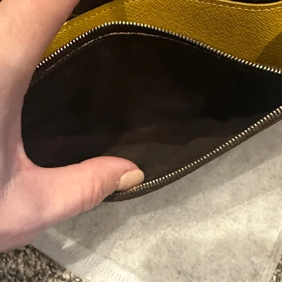 Louis Vuitton Brown Monogram Wallet with Gold Accents - Picture 5 of 14